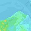 Mappa topografica Ronce-les-Bains, altitudine, rilievo