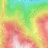 Mappa topografica La Torelière, altitudine, rilievo