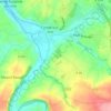 Mappa topografica Les Carrières, altitudine, rilievo