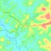 Mappa topografica Meenangadi, altitudine, rilievo
