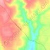 Mappa topografica Gachoka, altitudine, rilievo