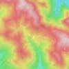 Mappa topografica Eremo di Camaldoli, altitudine, rilievo