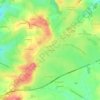 Mappa topografica Les Gouttes, altitudine, rilievo