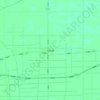 Mappa topografica 头灶镇, altitudine, rilievo