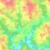 Mappa topografica L'Autergie, altitudine, rilievo