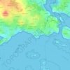 Mappa topografica Penboc'h, altitudine, rilievo