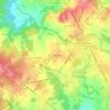Mappa topografica Le Puy d'Arthugéras, altitudine, rilievo