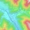 Mappa topografica Mules, altitudine, rilievo