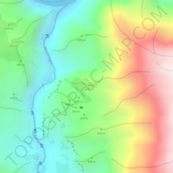 Mappa topografica los Tayos, altitudine, rilievo