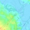 Mappa topografica Upton, altitudine, rilievo