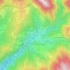 Mappa topografica Molinello, altitudine, rilievo