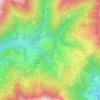 Mappa topografica Zambla Bassa, altitudine, rilievo
