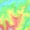 Mappa topografica barnoli, altitudine, rilievo