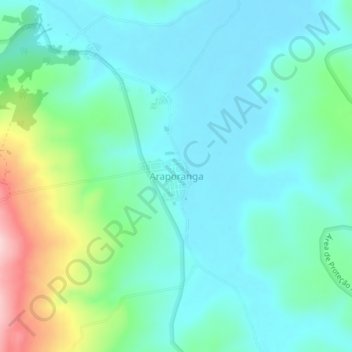 Mappa topografica Araporanga, altitudine, rilievo