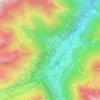 Mappa topografica Haut de Catarrabes, altitudine, rilievo