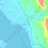Mappa topografica Casantaan, altitudine, rilievo