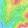 Mappa topografica Challand-Saint-Victor Capoluogo - Ville, altitudine, rilievo