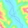 Mappa topografica Hoopa, altitudine, rilievo