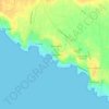 Mappa topografica Marina di Pulsano, altitudine, rilievo