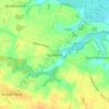 Mappa topografica Panxworth, altitudine, rilievo