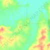 Mappa topografica Holladay, altitudine, rilievo