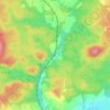 Mappa topografica Seehof, altitudine, rilievo