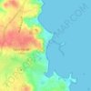 Mappa topografica Troguérot, altitudine, rilievo