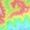 Mappa topografica Caldese, altitudine, rilievo