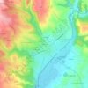 Mappa topografica L'Oratoire, altitudine, rilievo