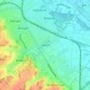 Mappa topografica Hamm, altitudine, rilievo
