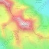 Mappa topografica Königspitze - Gran Zebrù, altitudine, rilievo