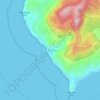Mappa topografica San Teodoro, altitudine, rilievo