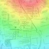 Mappa topografica 38, altitudine, rilievo