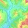 Mappa topografica Vinas, altitudine, rilievo