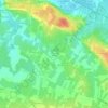 Mappa topografica La Croix des Sables, altitudine, rilievo
