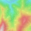 Mappa topografica Chiot Martin, altitudine, rilievo