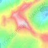 Mappa topografica Mount Currie, altitudine, rilievo
