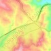 Mappa topografica Pacheco Pass, altitudine, rilievo
