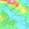 Mappa topografica Lower Machen, altitudine, rilievo