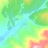 Mappa topografica Derekemal, altitudine, rilievo