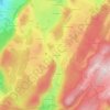 Mappa topografica Sur la Semine, altitudine, rilievo