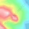 Mappa topografica Mittivakkat, altitudine, rilievo