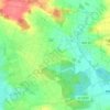 Mappa topografica Frettenshofen, altitudine, rilievo