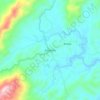 Mappa topografica Paracelis, altitudine, rilievo