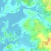 Mappa topografica Mané Ménego, altitudine, rilievo
