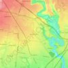 Mappa topografica Keilor Downs, altitudine, rilievo