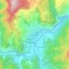 Mappa topografica Lower Caluttit, altitudine, rilievo