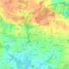 Mappa topografica Kerganaouen, altitudine, rilievo