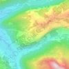 Mappa topografica Les Maisons de Zore, altitudine, rilievo