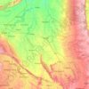 Mappa topografica Kota, altitudine, rilievo